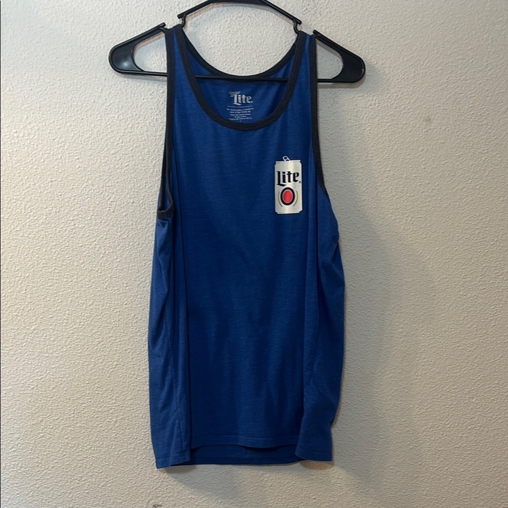Miller Lite Blue Men's Tank Top